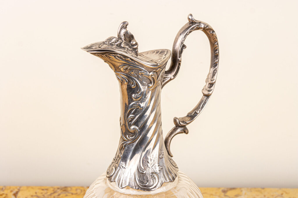 Антикварний графін Gallia metal
