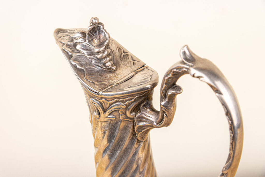 Антикварний графін Gallia metal