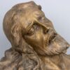 Антикварне бронзове погруддя «Страждаючий Христос».