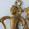 Антикварні бронзові підсвічники-бра