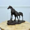Вінтажна скульптура «Two horses»