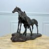 Вінтажна скульптура «Two horses»