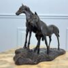 Вінтажна скульптура «Two horses»