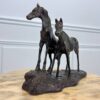 Вінтажна скульптура «Two horses»