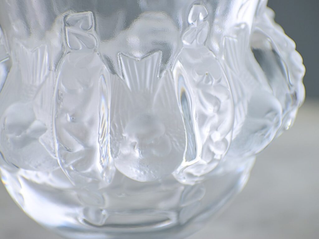 Вінтажна ваза Lalique „Dampierre“