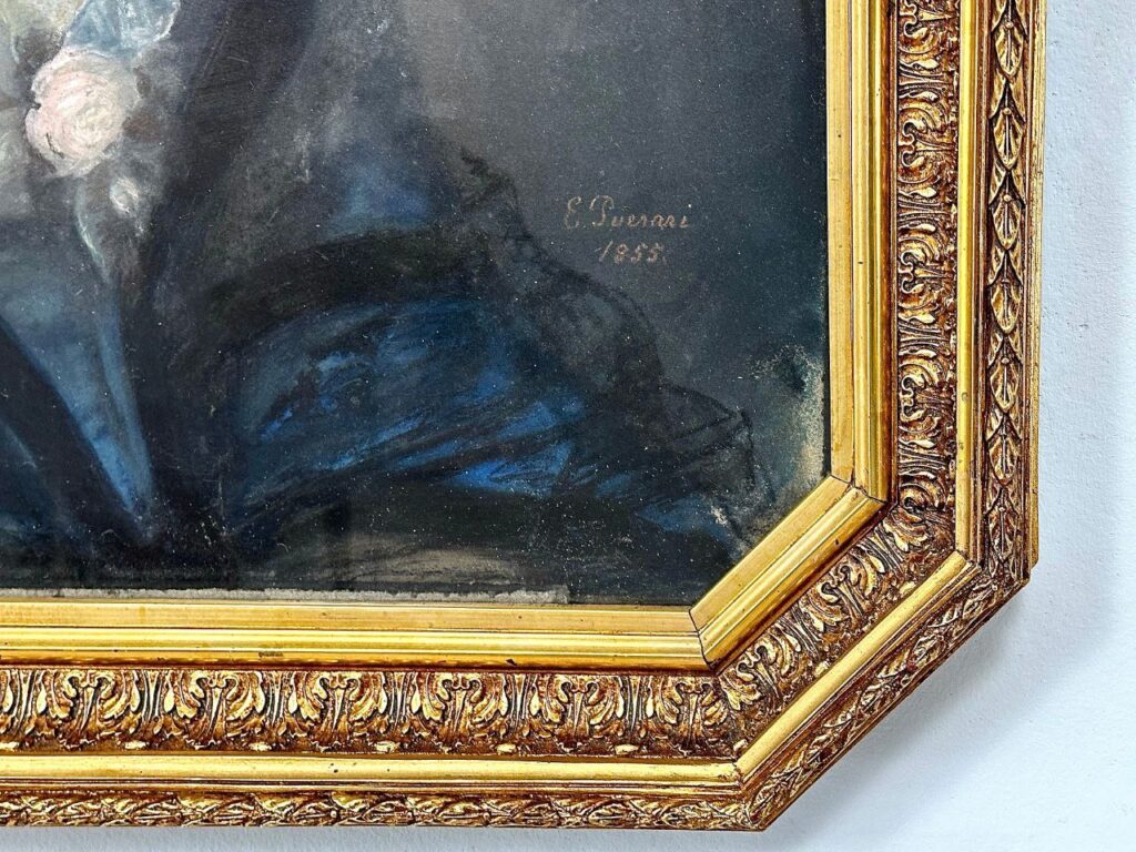 Жіночий портрет авторства Emma Jeannette Risler-Рuerarii (1836-1924)
