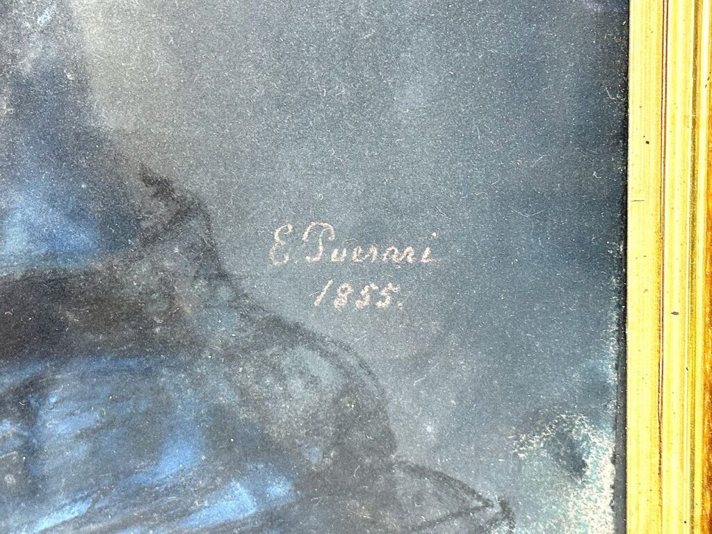 Жіночий портрет авторства Emma Jeannette Risler-Рuerarii (1836-1924)