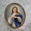 Антикварна мініатюра «Мадонна»