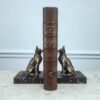 Антикварні тримачі для книг «Вівчарки» у стилі Ар-деко