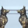 Антикварні тримачі для книг «Вівчарки» у стилі Ар-деко