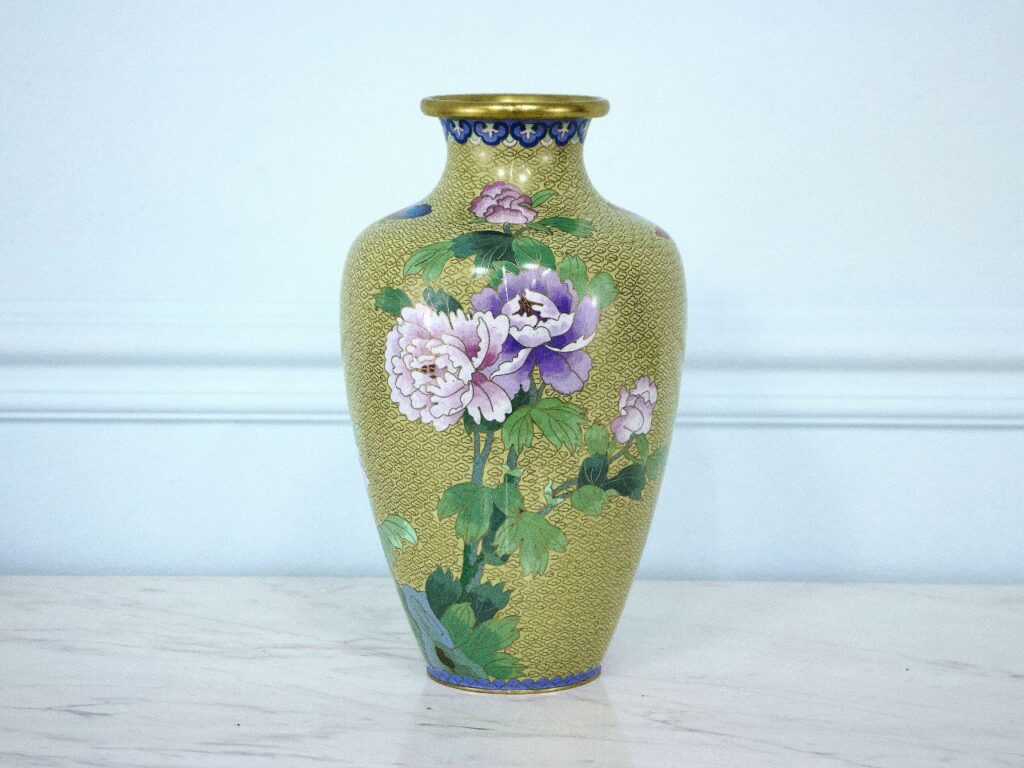 Вінтажна ваза Cloisonné