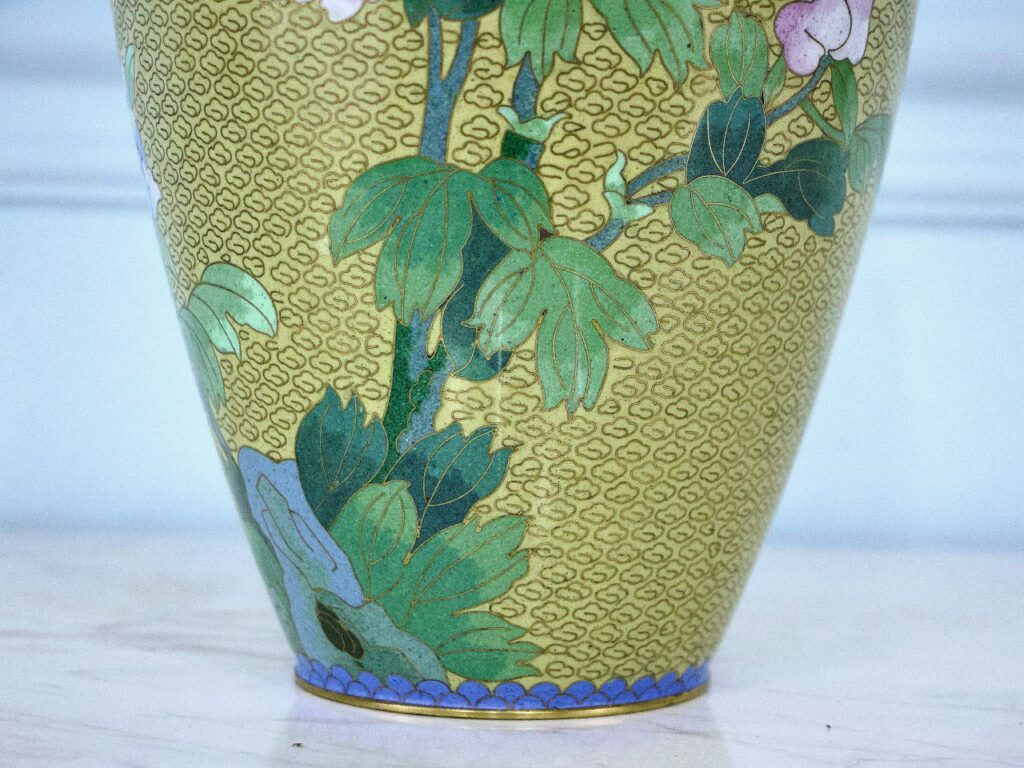 Вінтажна ваза Cloisonné