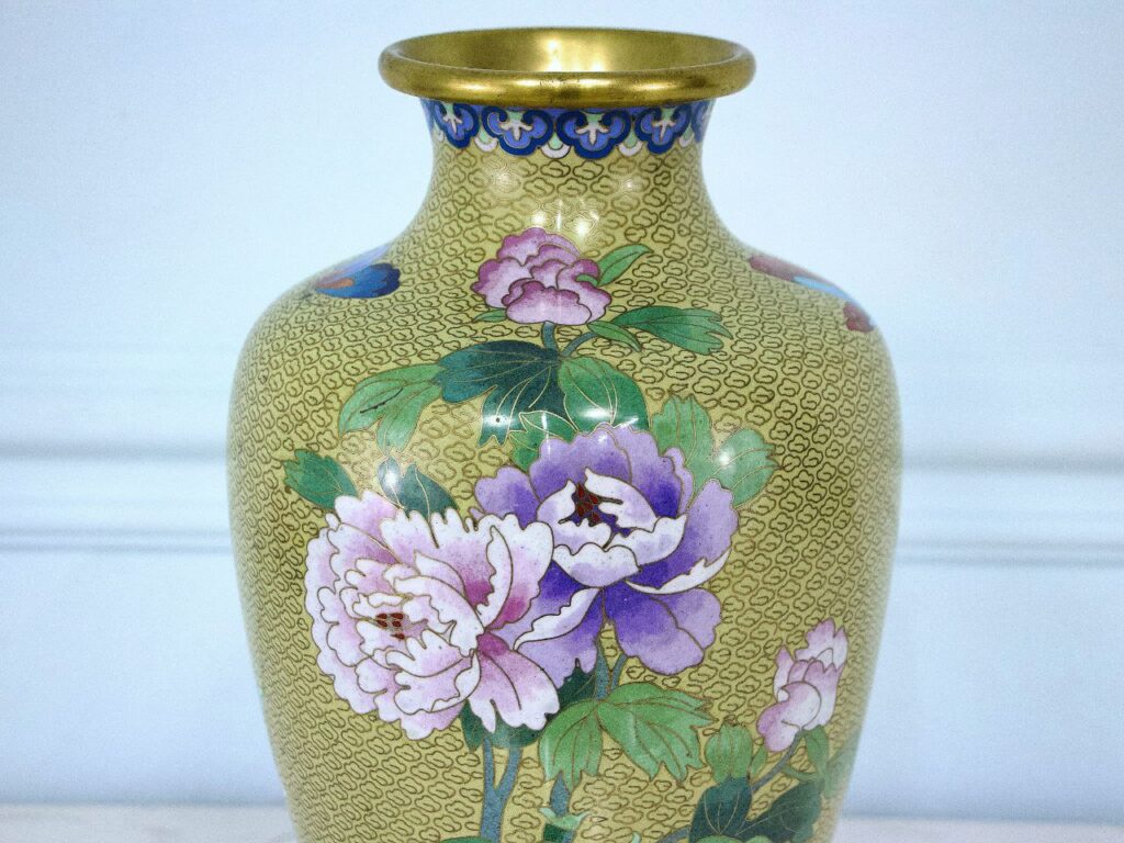 Вінтажна ваза Cloisonné