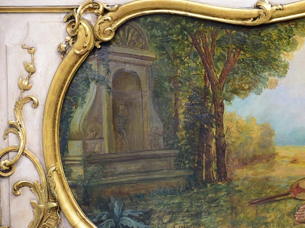 Антикварне настінне панно «Ідилія» Ж. Грегоріана