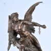 Антикварний скульптурний годинник «Lumen et Libertas»