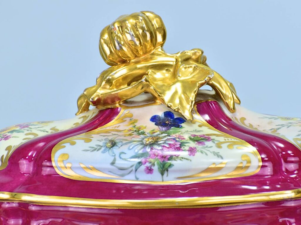 Вінтажна супниця (теріна) Limoges «Ribes»