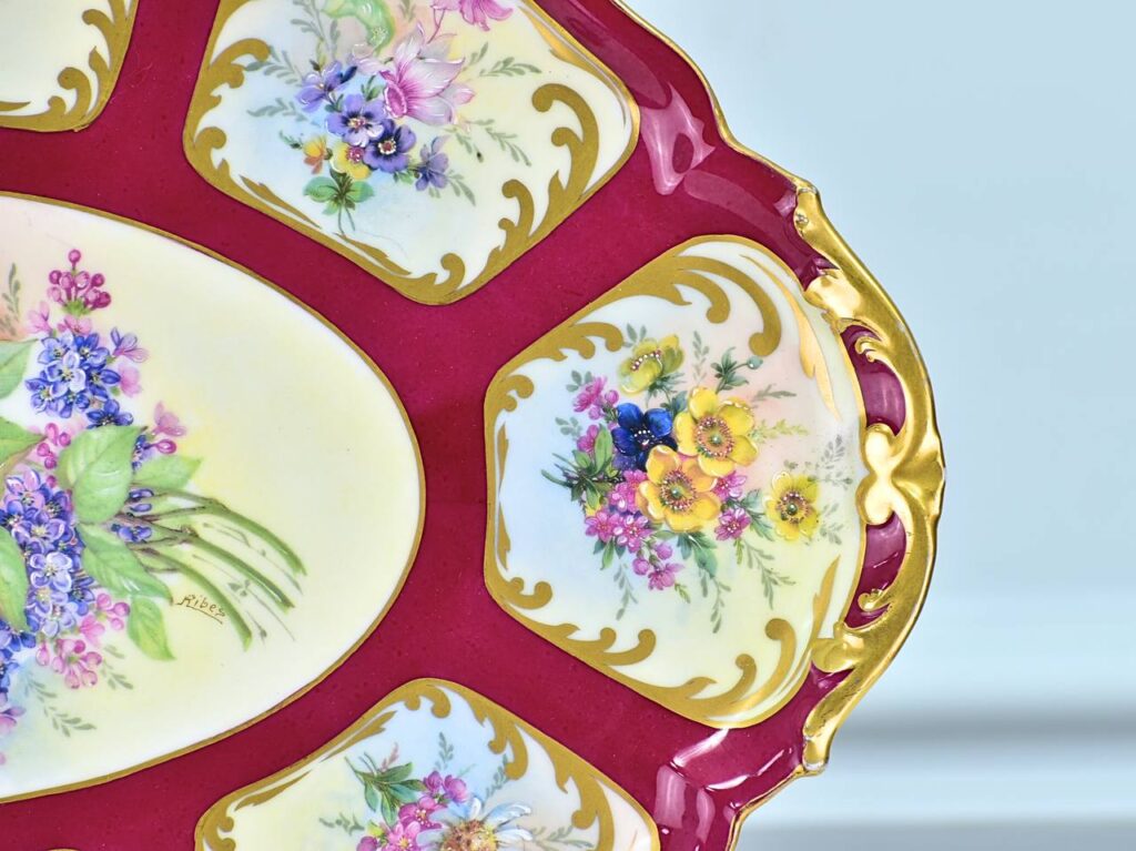 Вінтажна супниця (теріна) Limoges «Ribes»