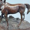 Антикварна скульптура «Chevaux» («Коні») з бронзи
