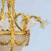Антикварна люстра з кришталем у стилі Людовика XVI