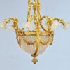 Антикварна люстра з кришталем у стилі Людовика XVI