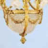 Антикварна люстра з кришталем у стилі Людовика XVI