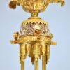 Антикварна люстра з кришталем у стилі Людовика XVI