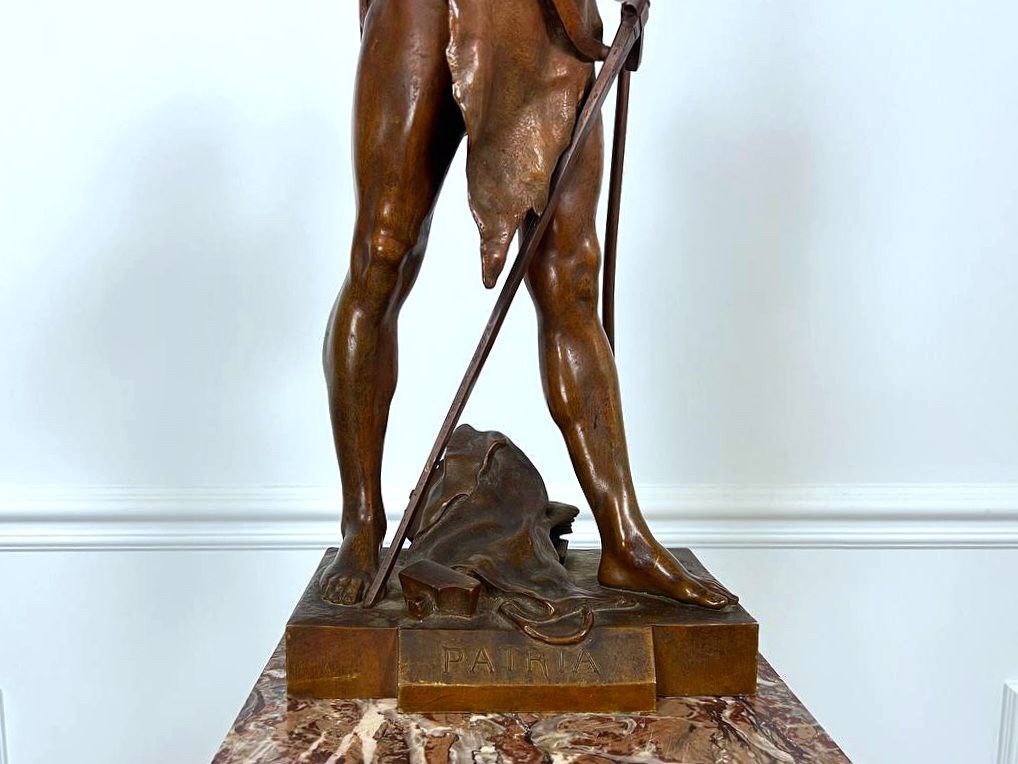 Антикварна скульптура «PATRIA» E. PICAULT