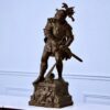 Антикварна шпіатрова скульптура «Лицар»