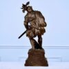 Антикварна шпіатрова скульптура «Лицар»