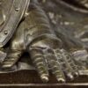Антикварна шпіатрова скульптура «Лицар»