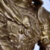 Антикварна шпіатрова скульптура «Лицар»