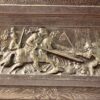 Антикварна шпіатрова скульптура «Лицар»