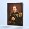 Антикварний портрет офіцера