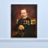 Антикварний портрет офіцера