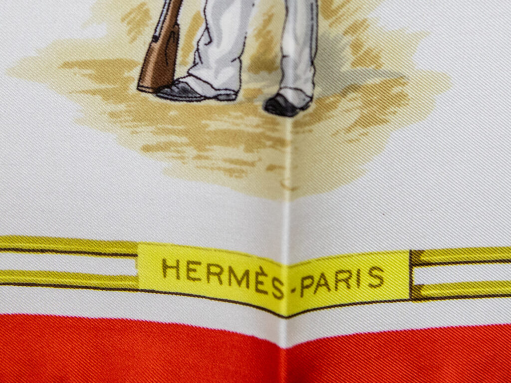 Вінтажна шовкова хустка Hermès