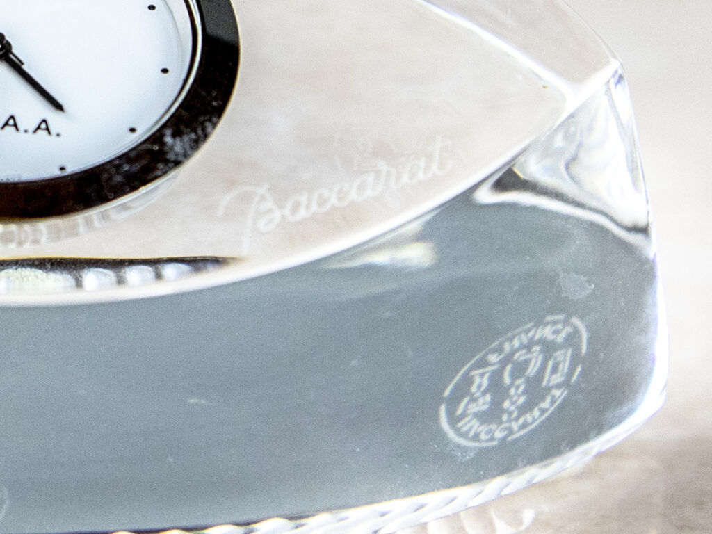 Вінтажний настільний годинник Baccarat