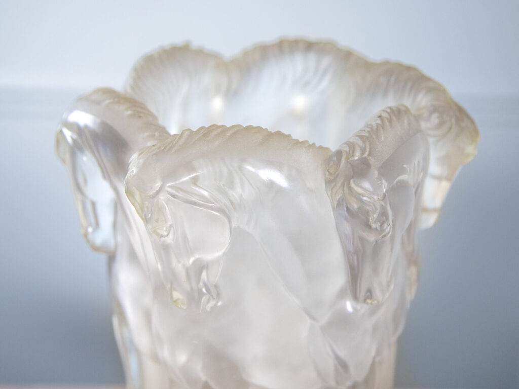 Вінтажна настільна лампа в стилі Lalique