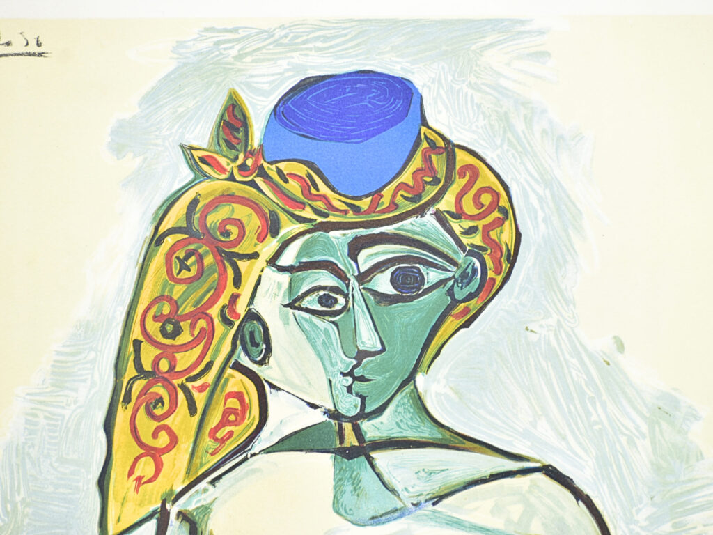 Літографія «Femme nue au bonnet turc» (авторства П. Пікассо)