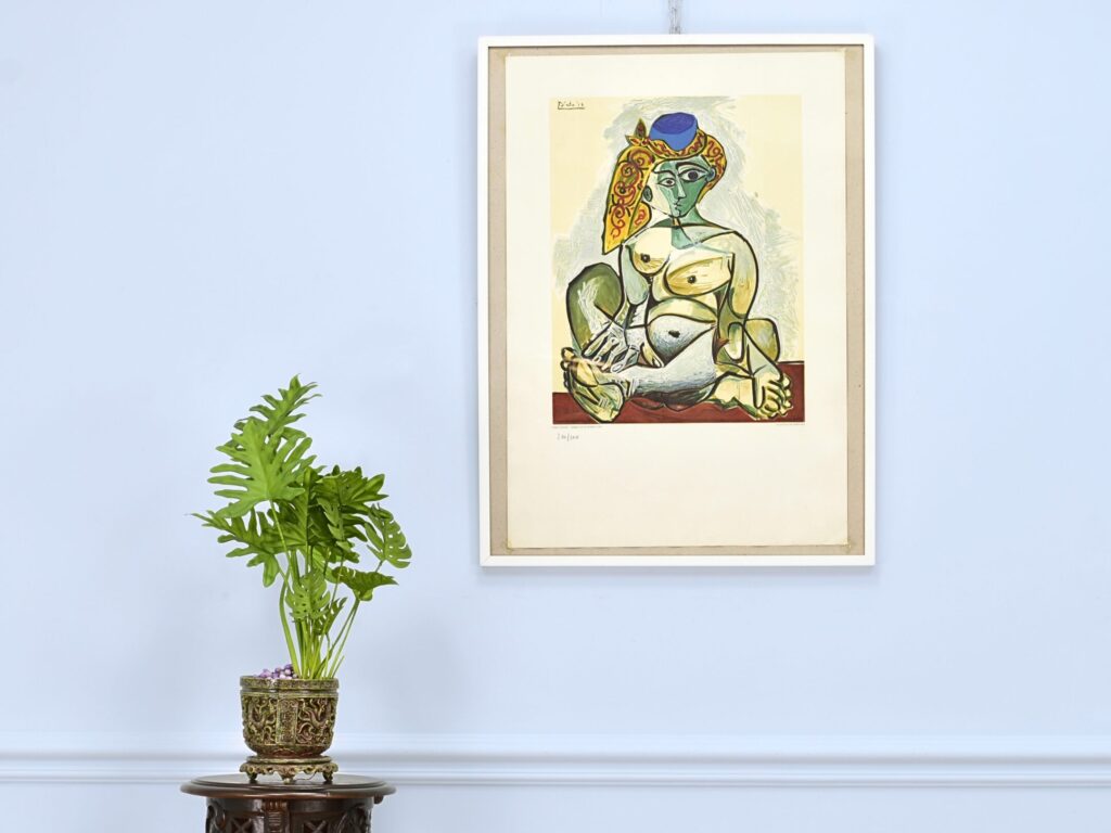 Літографія «Femme nue au bonnet turc» (авторства П. Пікассо)