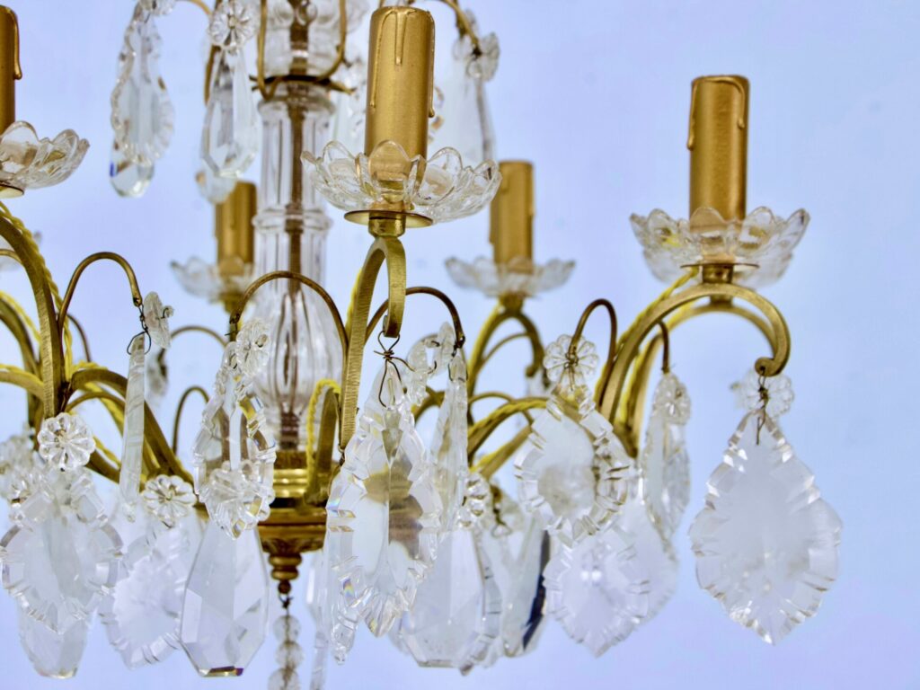 Вінтажна кришталева люстра