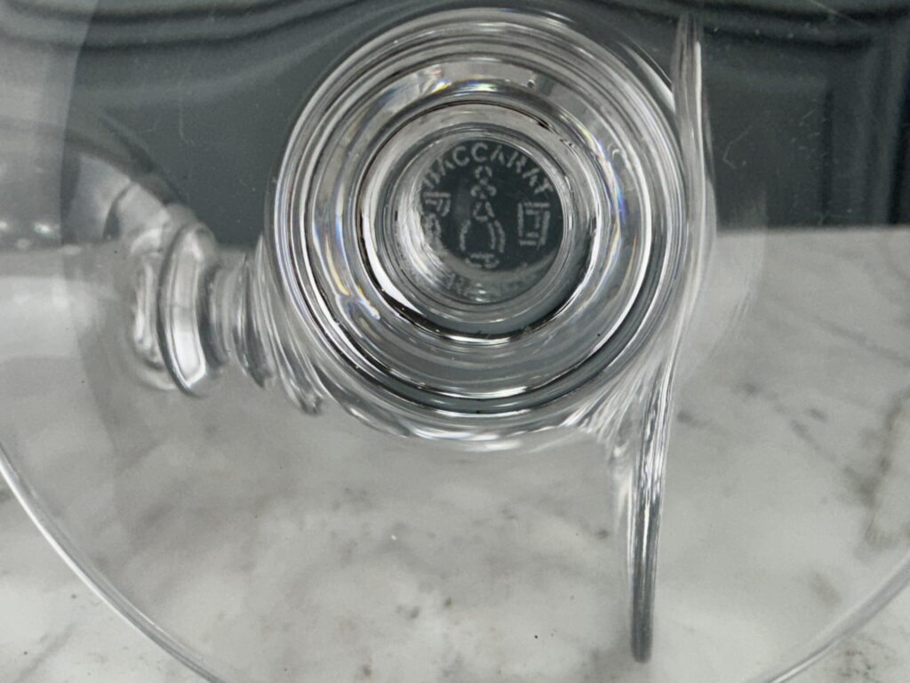 Вінтажні кришталеві келихи Бакара (Baccarat)