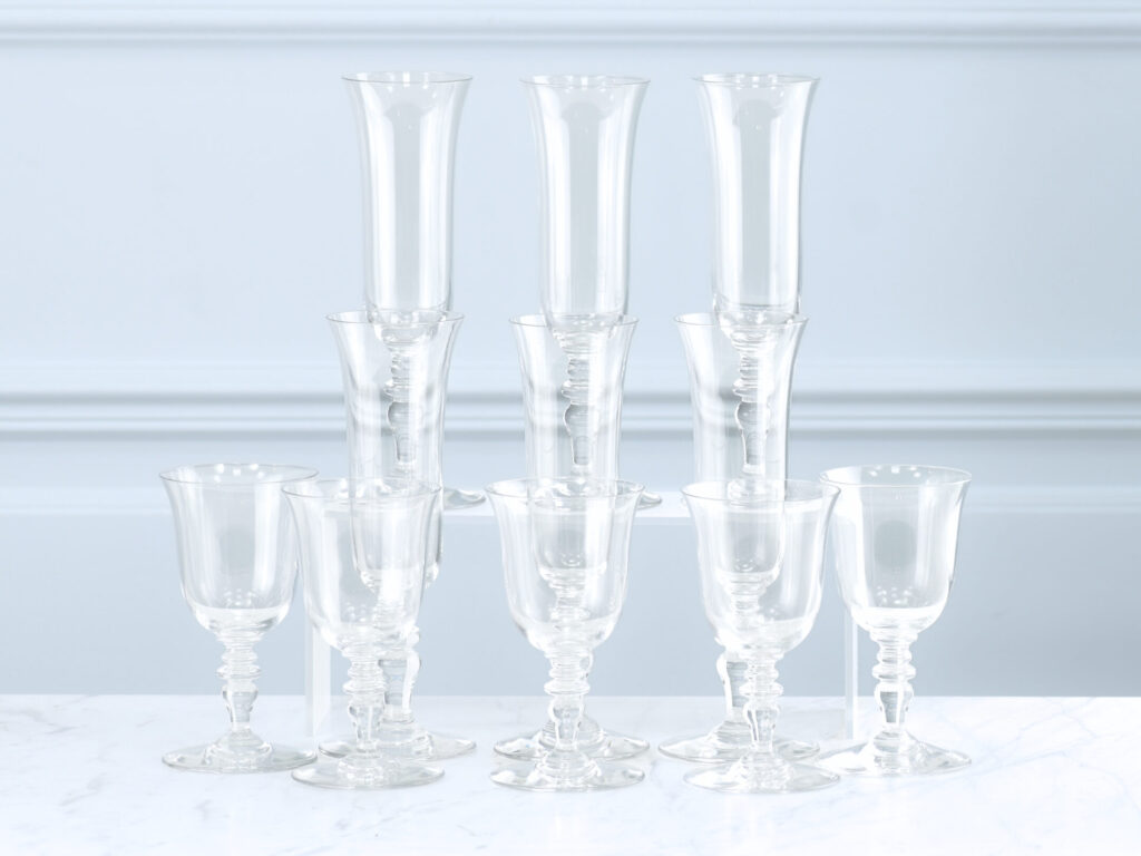 Вінтажні кришталеві келихи Бакара (Baccarat)