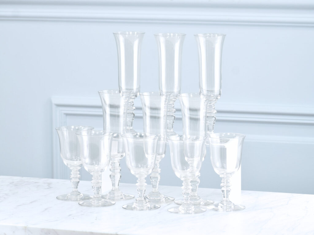Вінтажні кришталеві келихи Бакара (Baccarat)