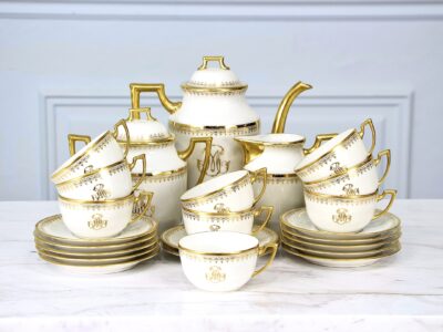 Фарфоровый чайный сервиз P.P. Limoges