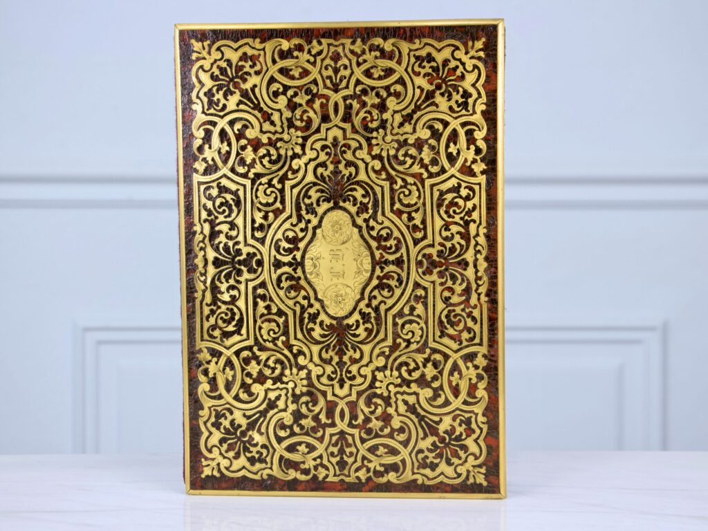 Антикварная папка для бумаг в стиле Буль (Boulle)