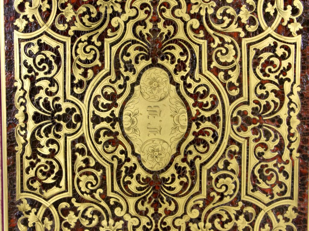 Антикварная папка для бумаг в стиле Буль (Boulle)