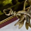 Антикварний срібний тримач для баранячої ноги «Charpentier Fils»