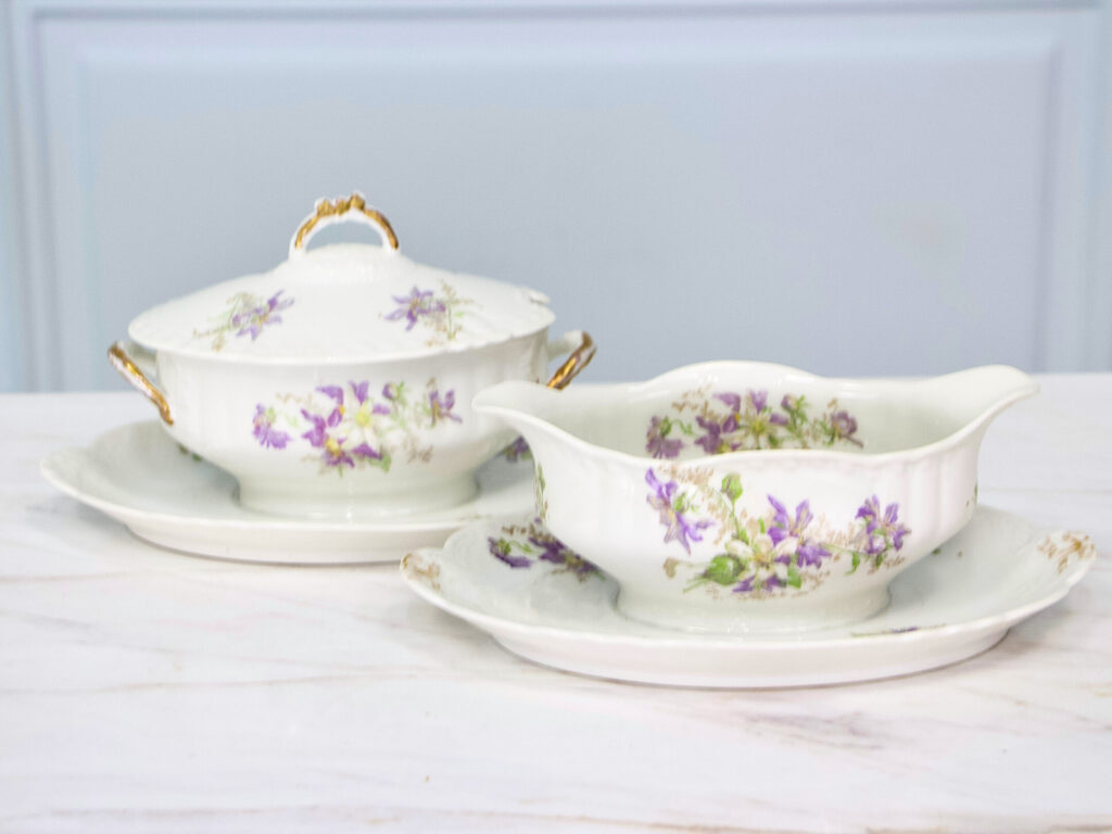 Антикварный фарфоровый сервиз GDA Limoges