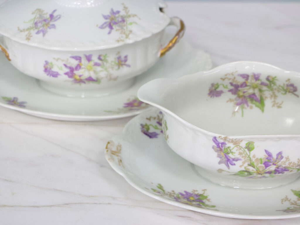 Антикварный фарфоровый сервиз GDA Limoges