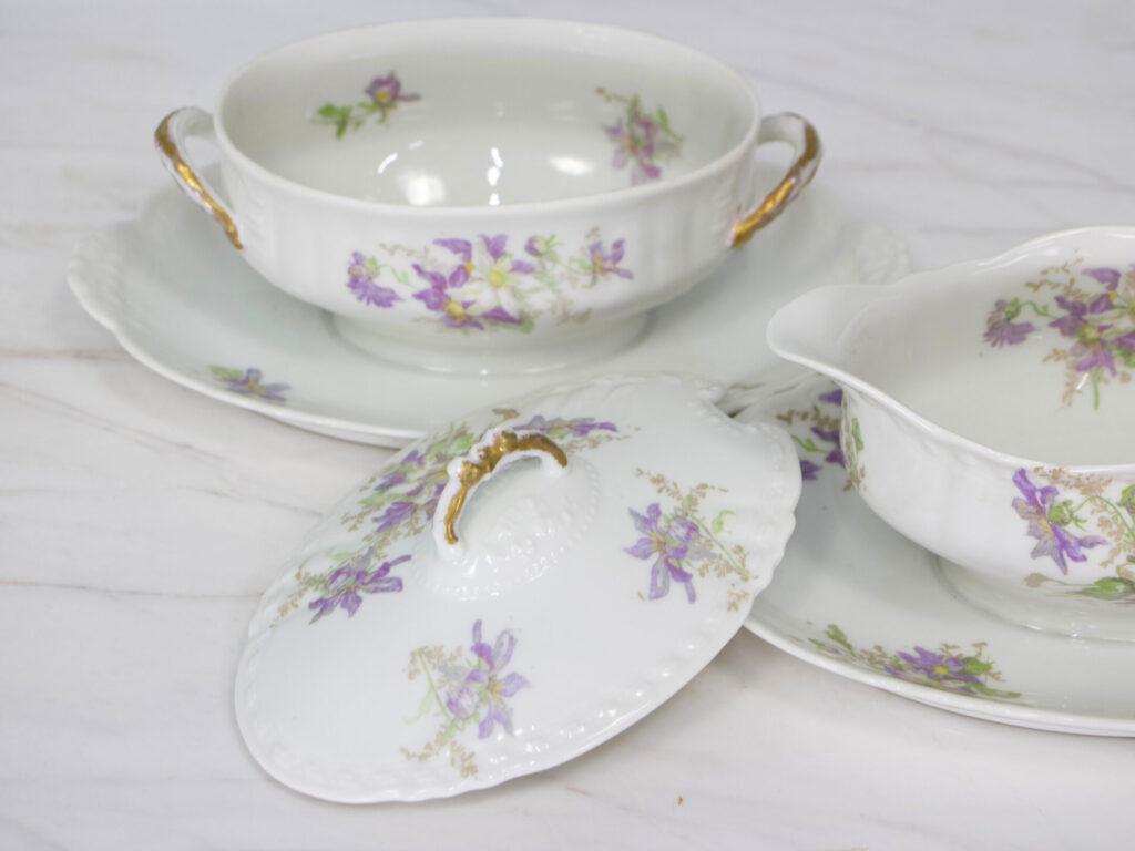 Антикварный фарфоровый сервиз GDA Limoges